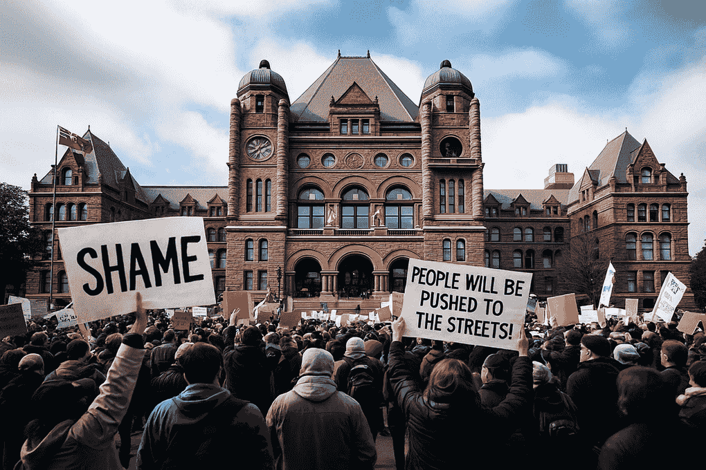 71 票对 43 票！安省争议租房法案 Bill 60 火速过关，抗议者怒吼“逼人睡大街”！