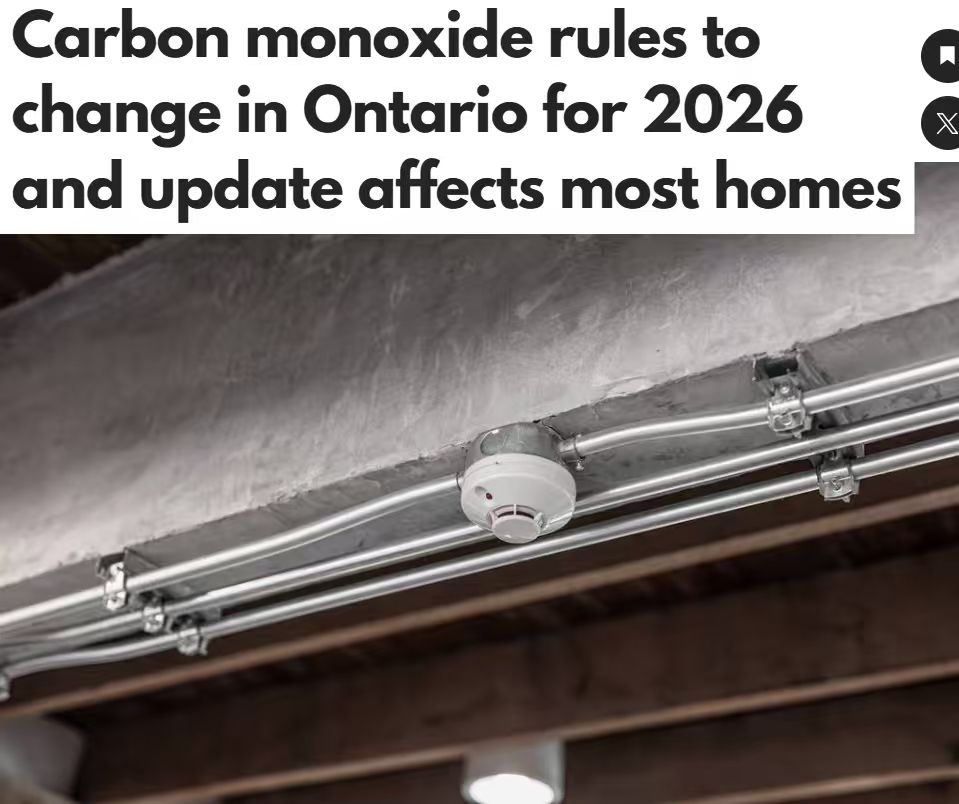 安省一氧化碳新规全面升级，2026 强制执行，会如何影响所有住户？