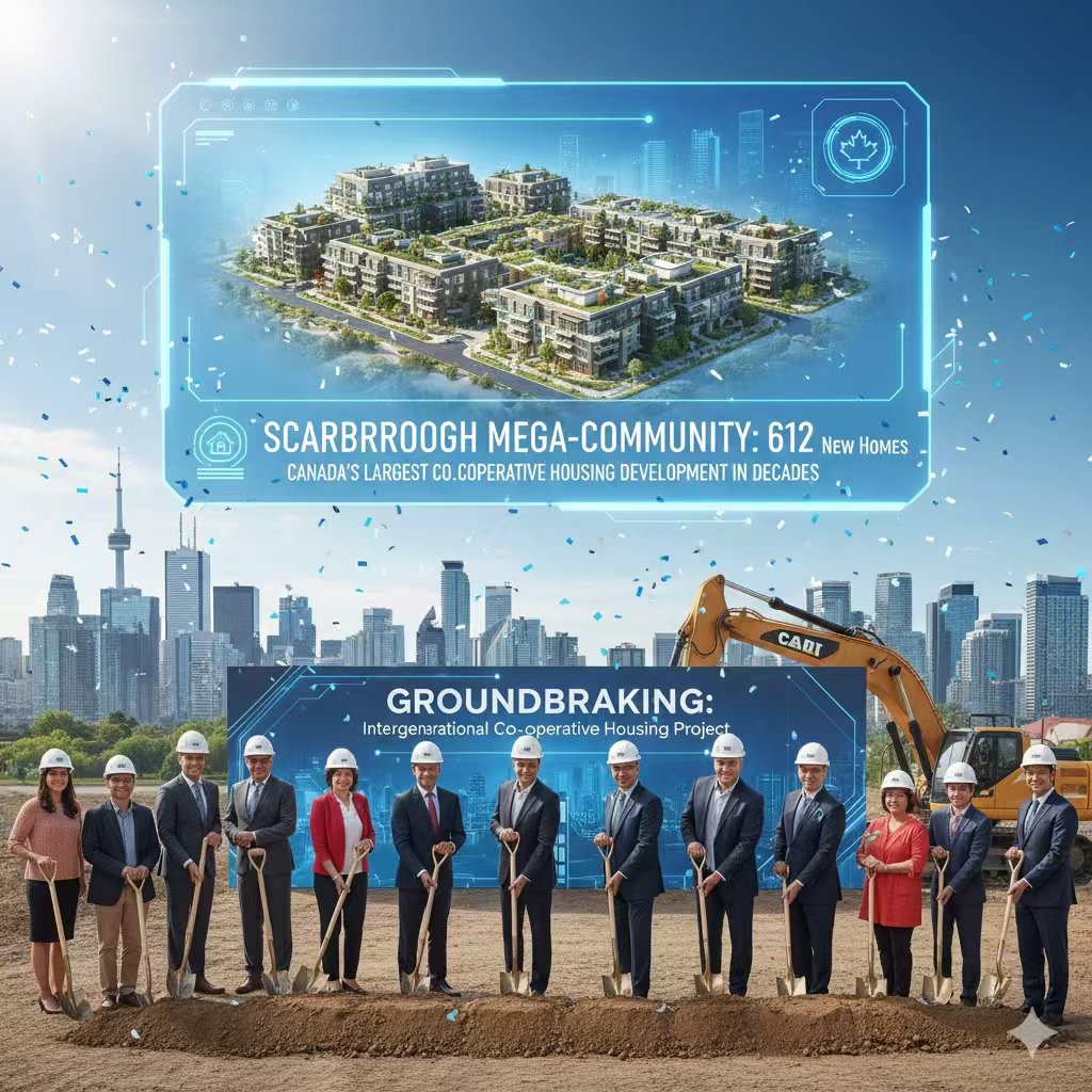 加拿大最大合作住房项目动工，多伦多这项“史无前例”的计划将带来什么改变？