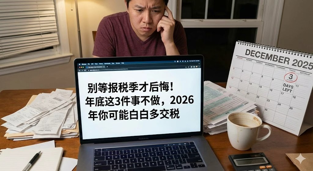 别等报税季才后悔！年底这3件事不做，2026年你可能白白多交税