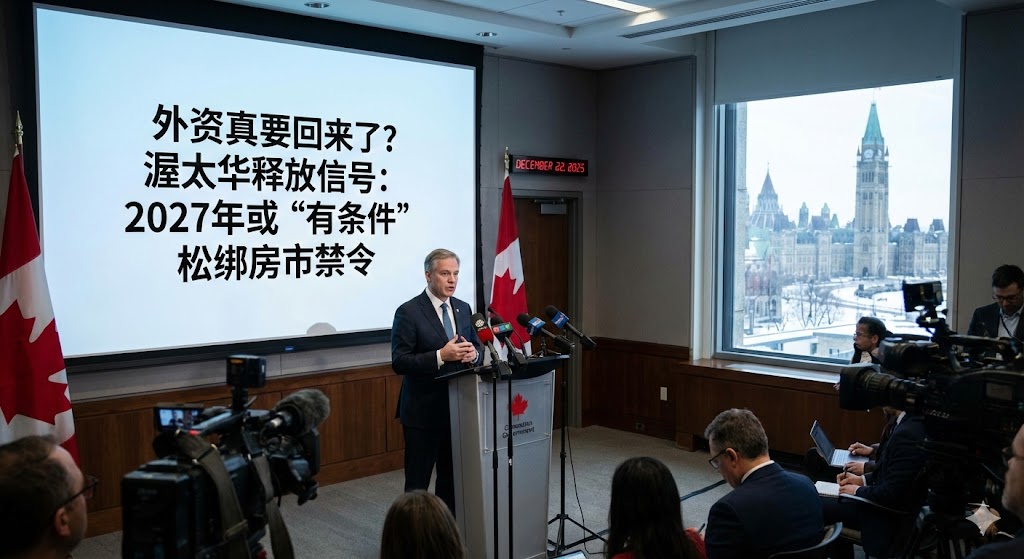 外资真要回来了？渥太华释放信号：2027年或“有条件”松绑房市禁令