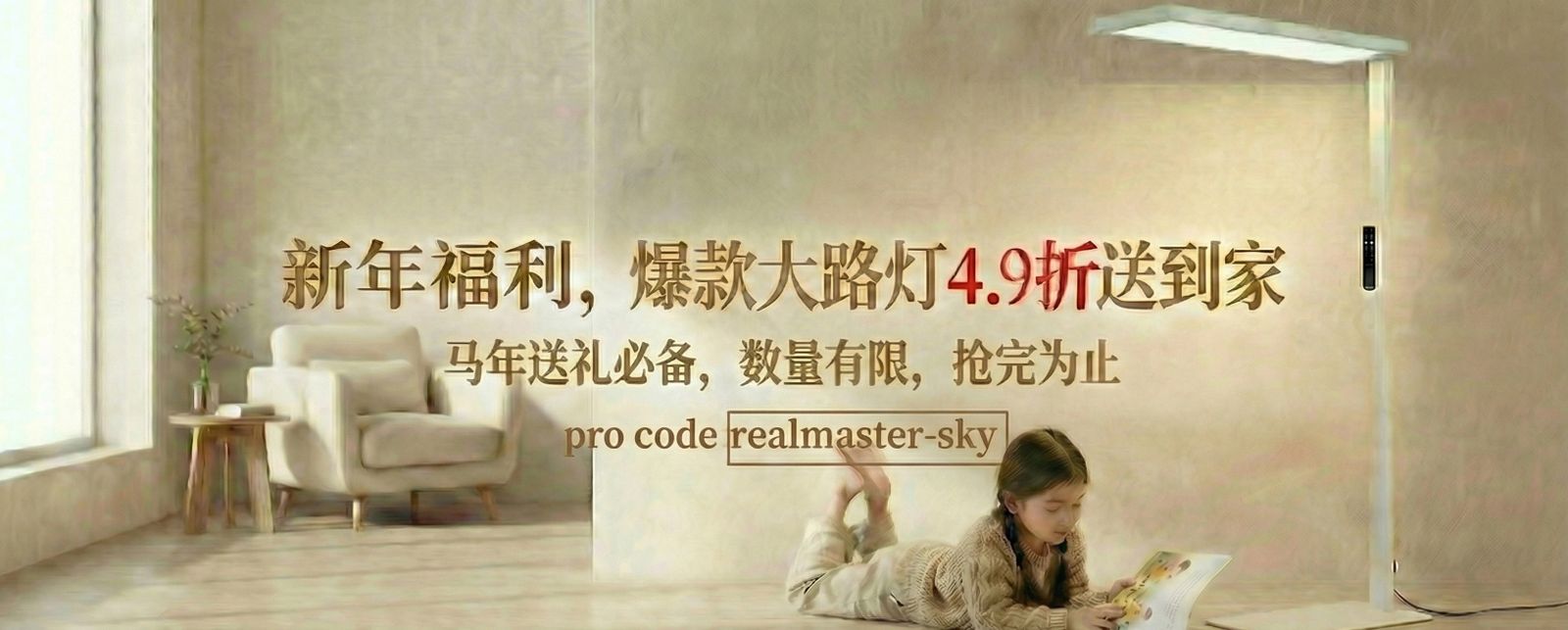 新年送礼，4.9折新款大路灯送货到家