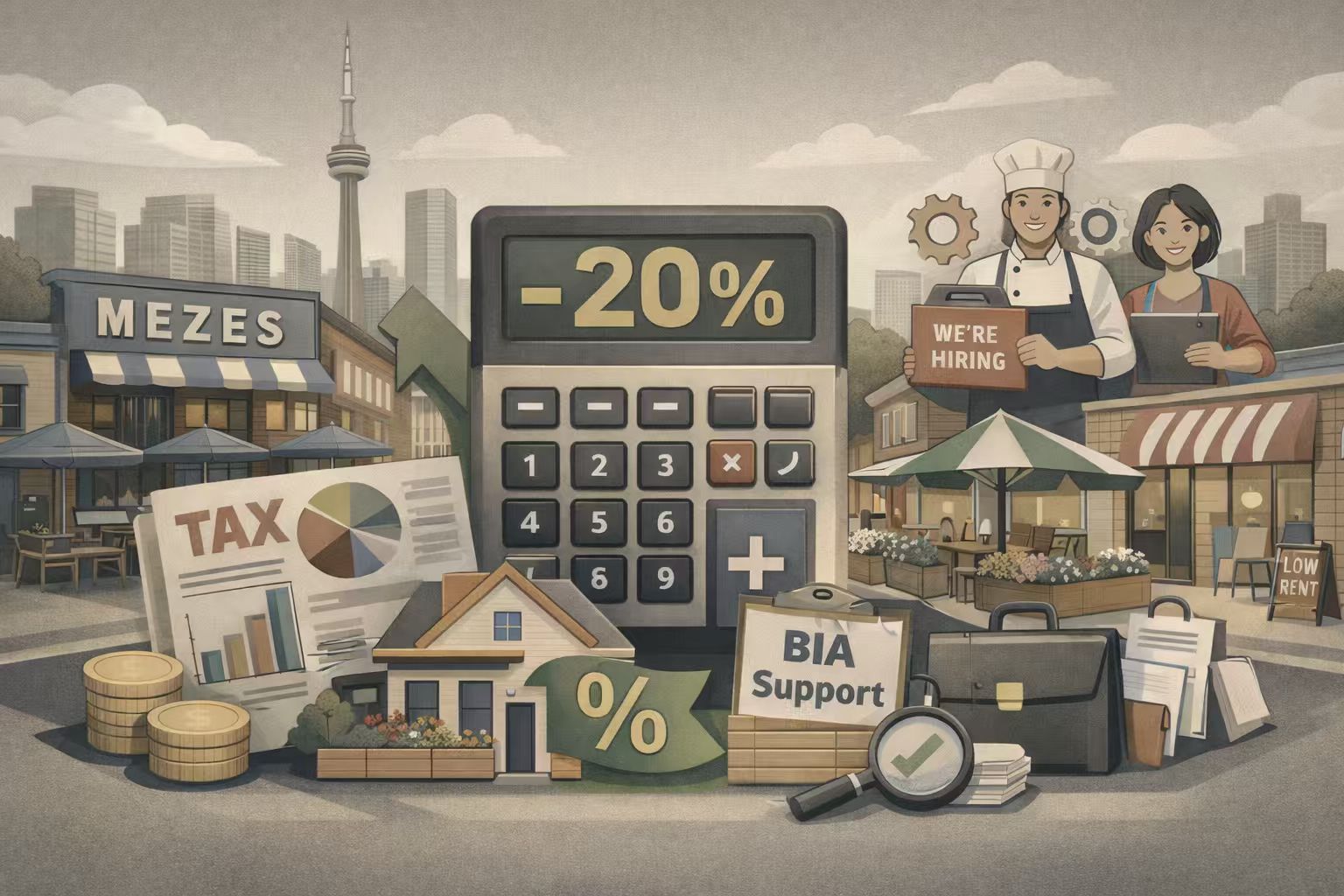 多伦多小商家减税升级？2026预算把物业税优惠提高到20%，谁能真正受益？