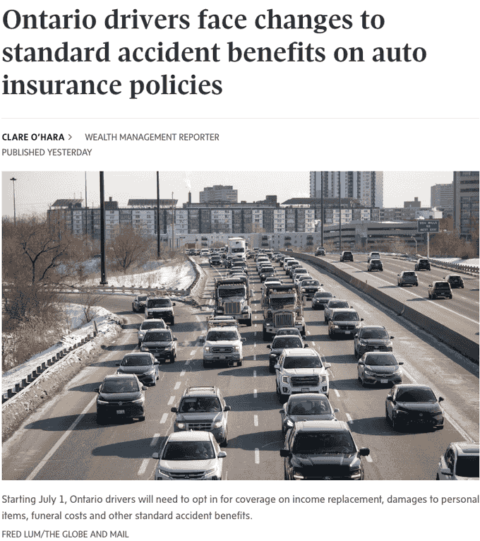 大翻车！安省车险7月巨变：这9项赔偿全变“自费”，出事可能一分拿不到！