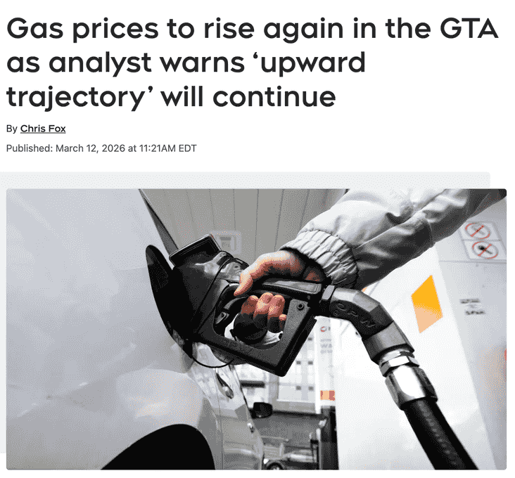 末日油价！多伦多午夜再暴涨，$2时代即将降临！央行恐被迫加息，房奴要哭了