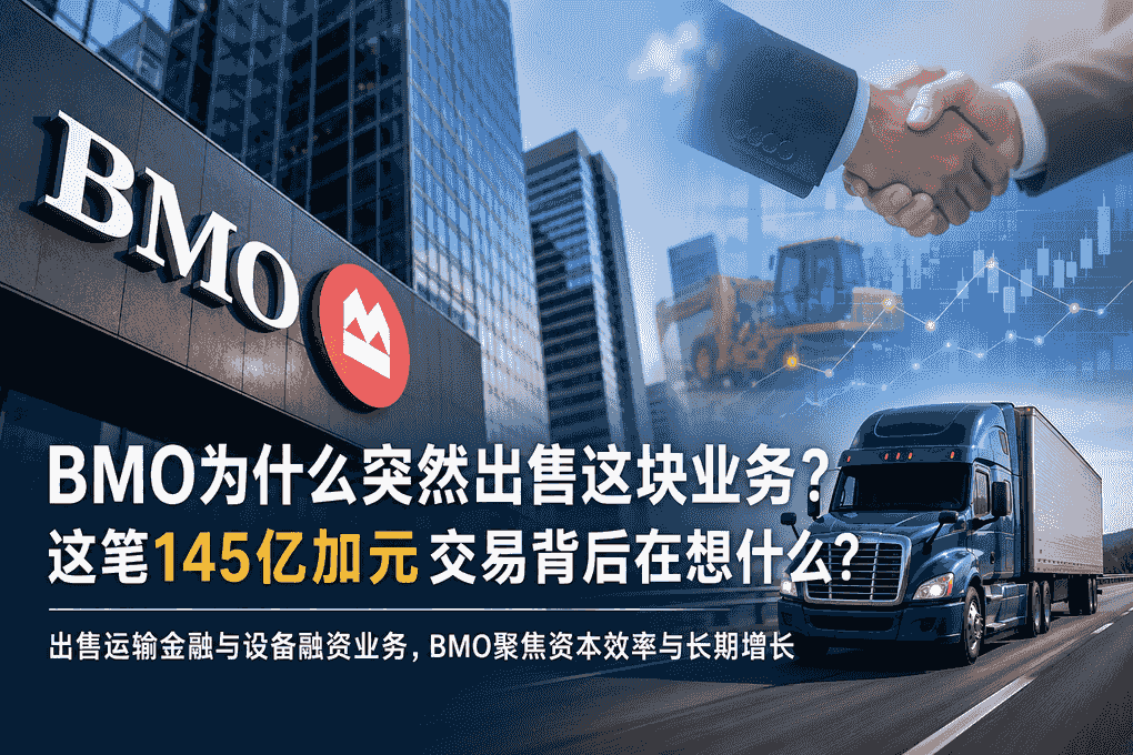 突发！BMO狂甩145亿资产