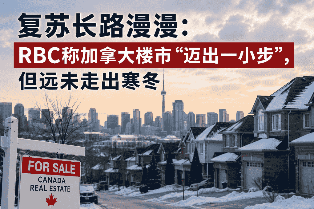 复苏长路漫漫：RBC称加拿大楼市“迈出一小步”，但远未走出寒冬